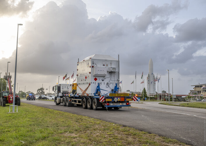 Smile arrives at Europe’s Spaceport
