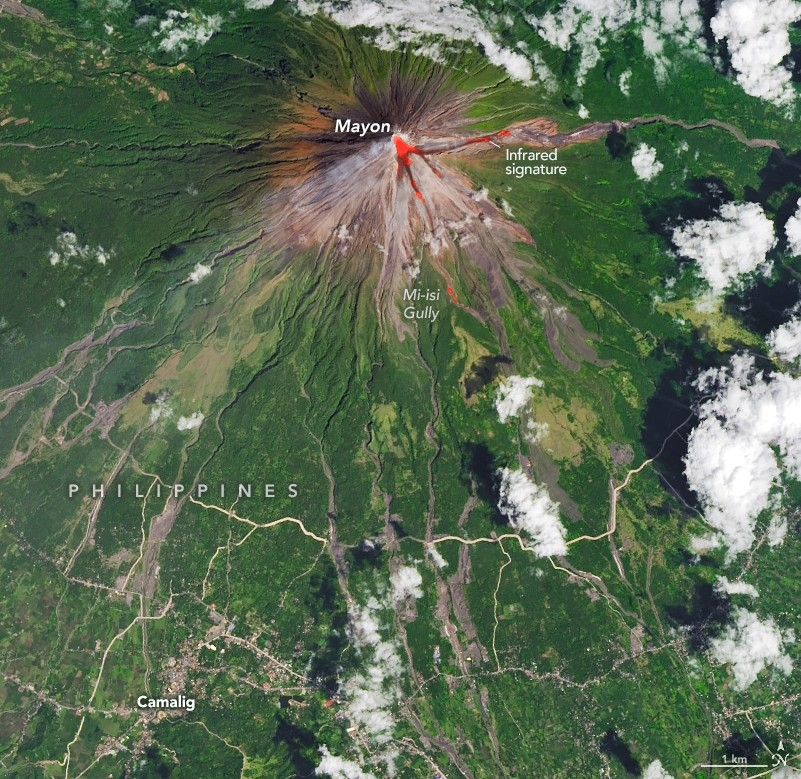 Eruption at Mayon