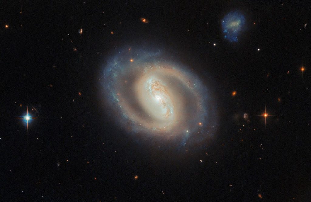 Hubble Spies an Active Spiral