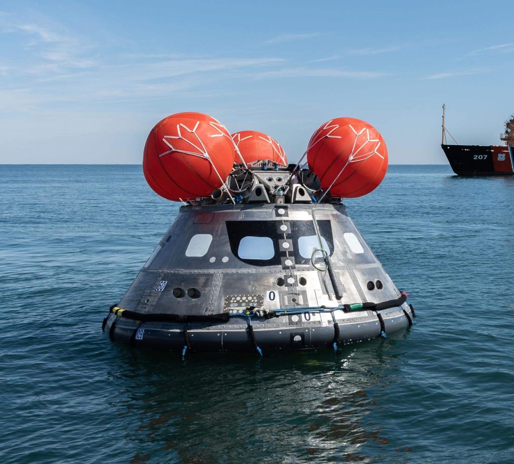 Artemis II Orion Splashdown