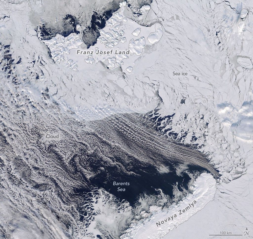 Barents Sea Tied to Low Arctic Sea Ice