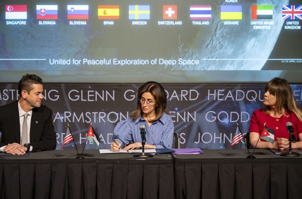 NASA Welcomes Jordan as 63rd Artemis Accords Signatory