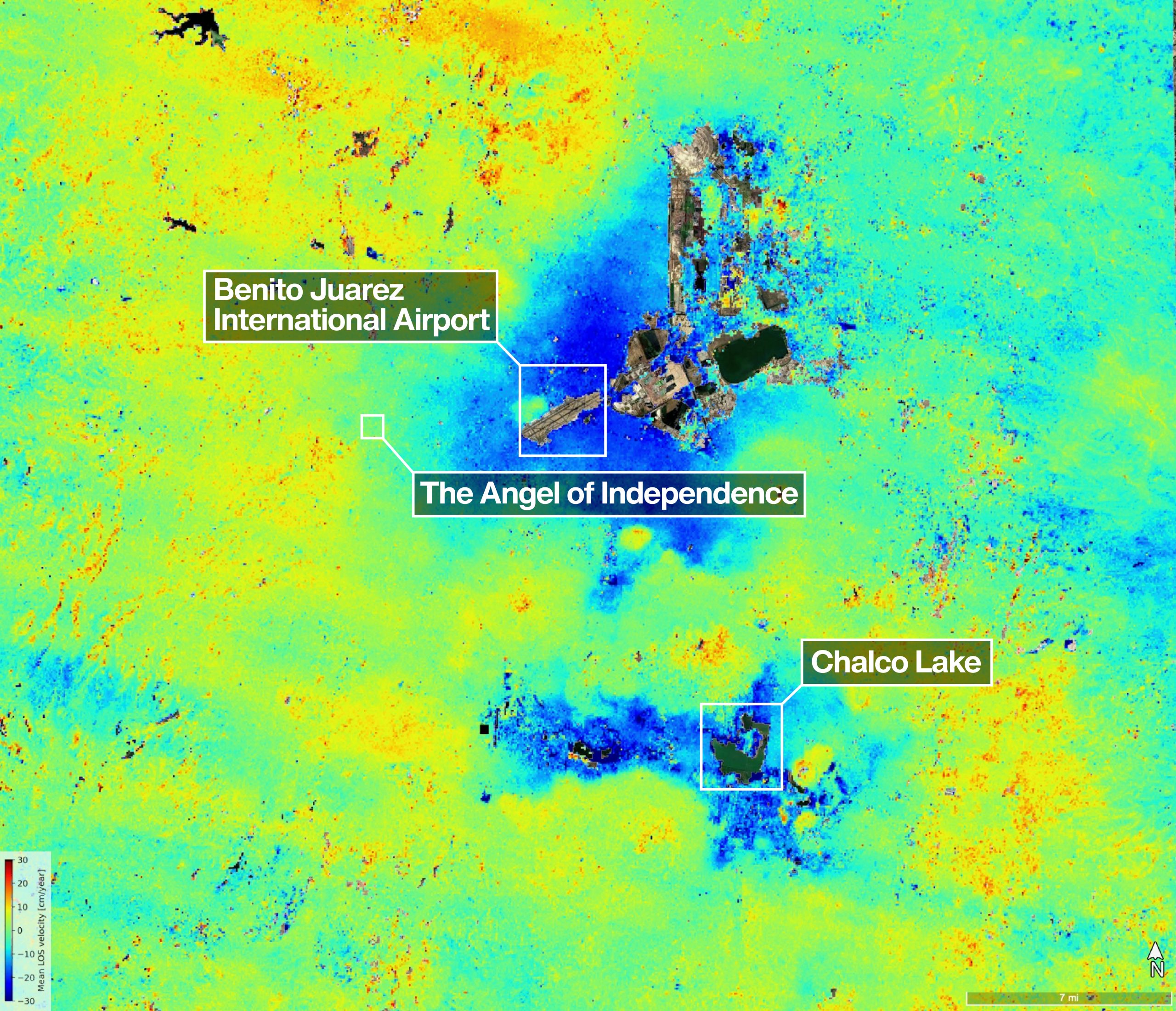US-Indian Space Mission Maps Extreme Subsidence in Mexico City - Space ...