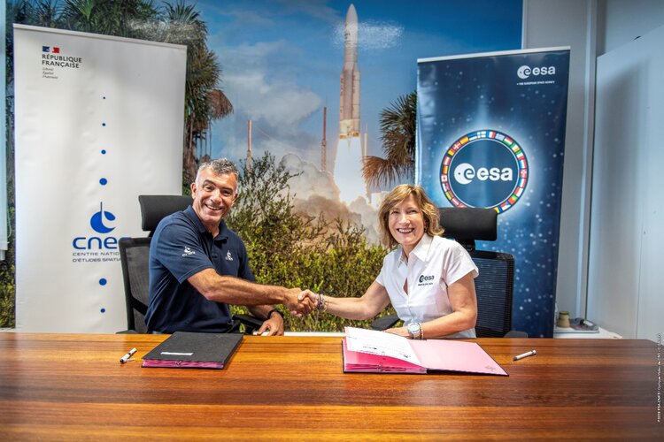 ESA and CNES renew their commitment to Europe’s Spaceport