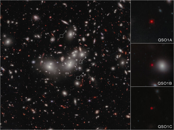 Webb reveals black hole that formed before its galaxy