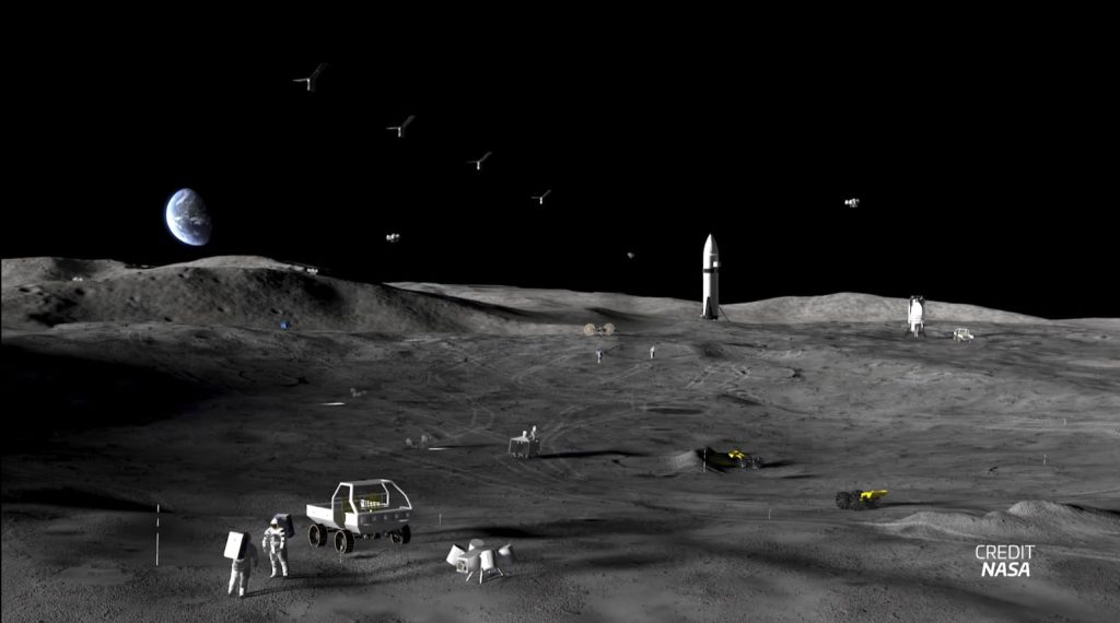 Rovers and Drones laying the foundations for NASA Moon Base