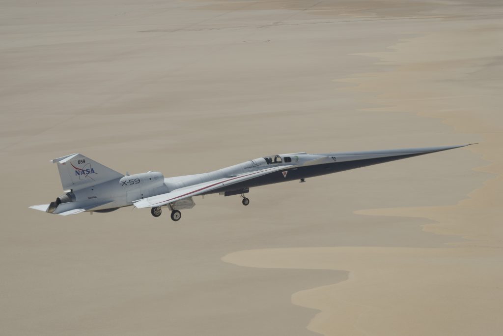 NASA’s X-59 Prepares for First Supersonic Flight