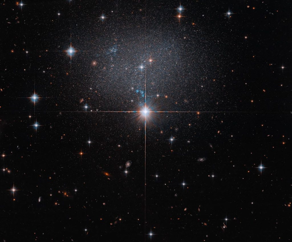 Hubble Spies Faint Irregular Galaxy