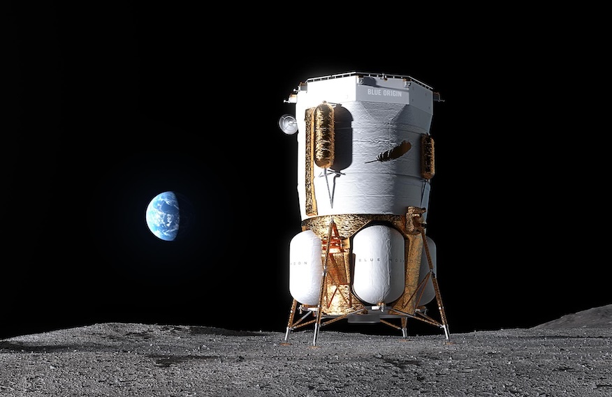 NASA head urges new launcher for Blue Origin’s moon landers to meet Artemis mission deadlines