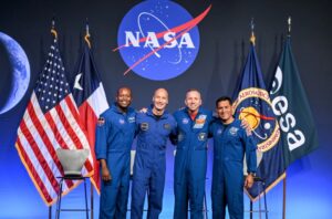 Three Americans and a European Named Crew of Artemis III