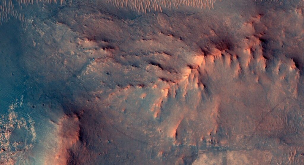 NASA’s HiRISE Captures Perseverance Marking a Milestone on Mars