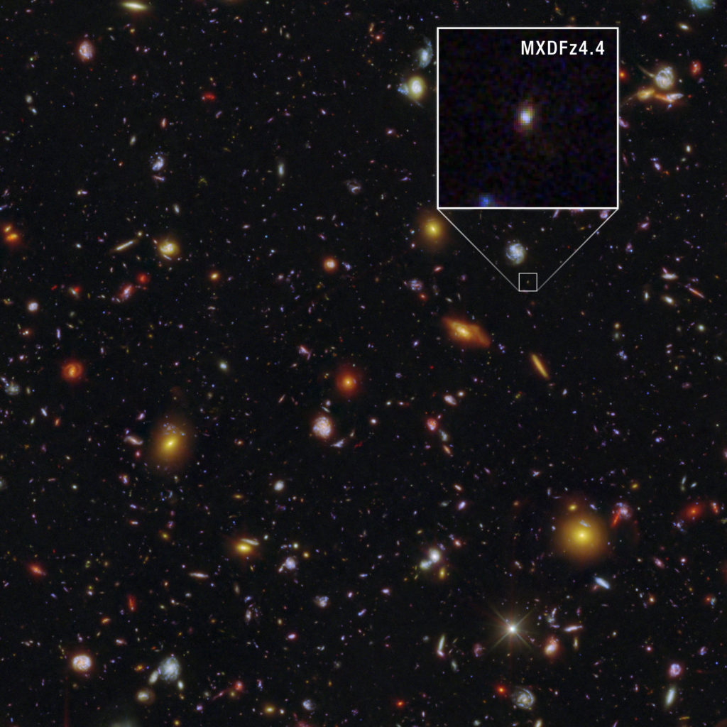 Hubble Details Early Galaxy Transforming Neighborhood