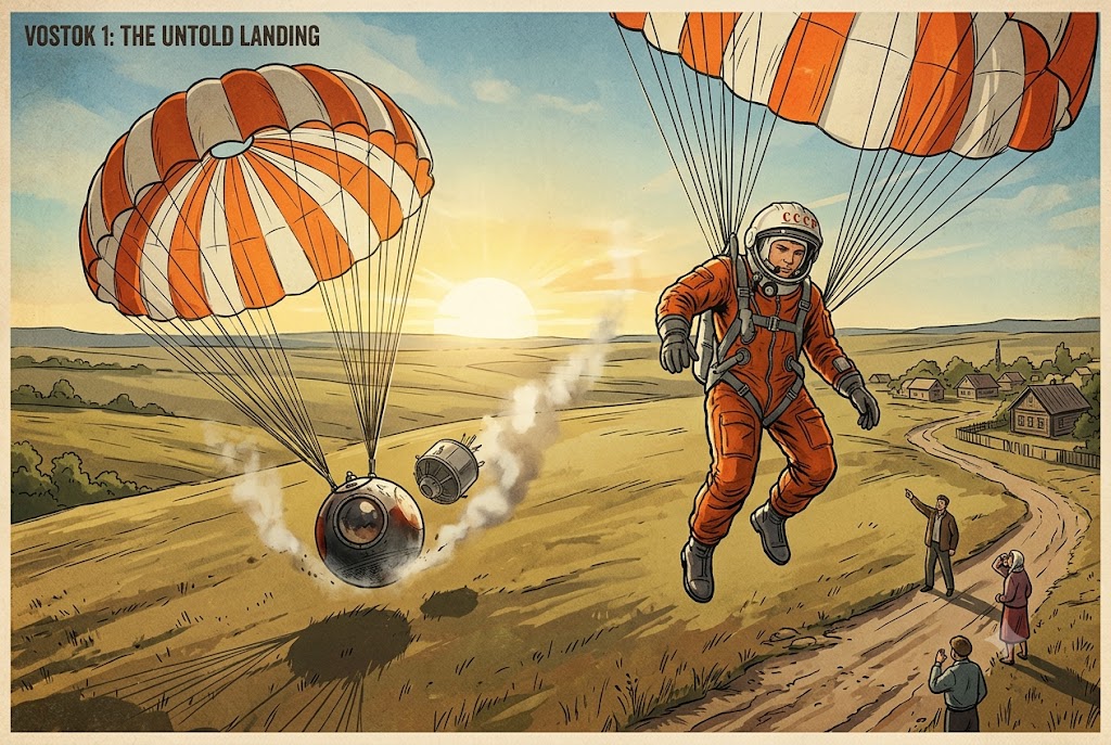 The Untold Story: Why Yuri Gagarin Didn’t Land Inside His Spacecraft