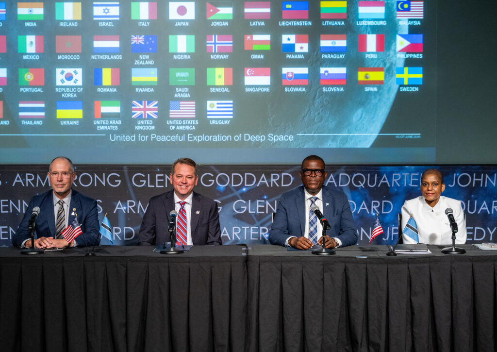 NASA Welcomes Botswana as 68th Artemis Accords Signatory