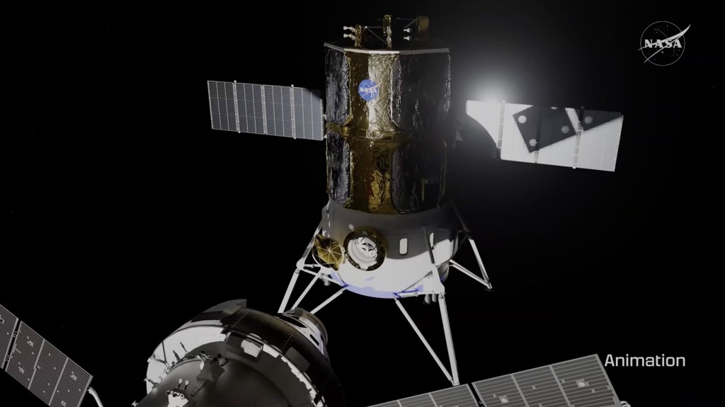 Revised Artemis lunar lander plans take shape