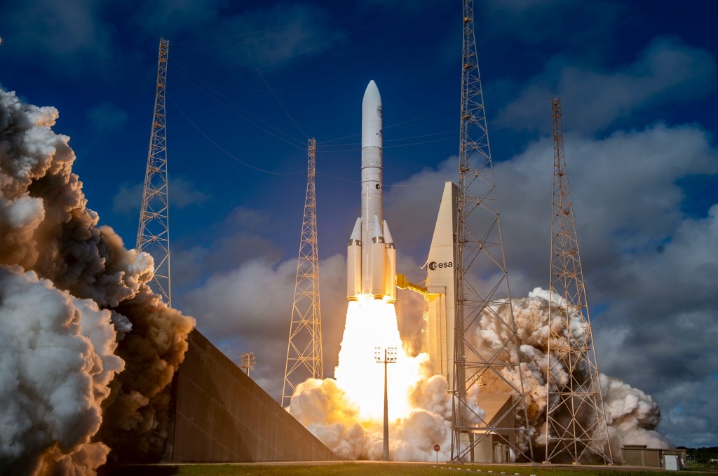 Upgraded Ariane 6 launches Amazon Leo satellites