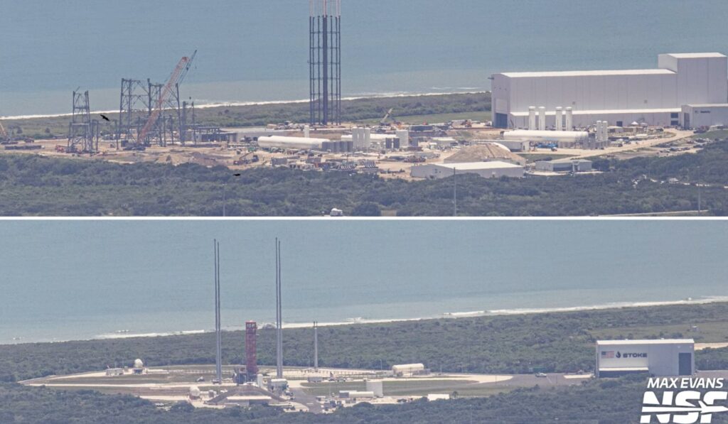 Progress at the Cape: New Launch Pads rise for Stoke, Relativity