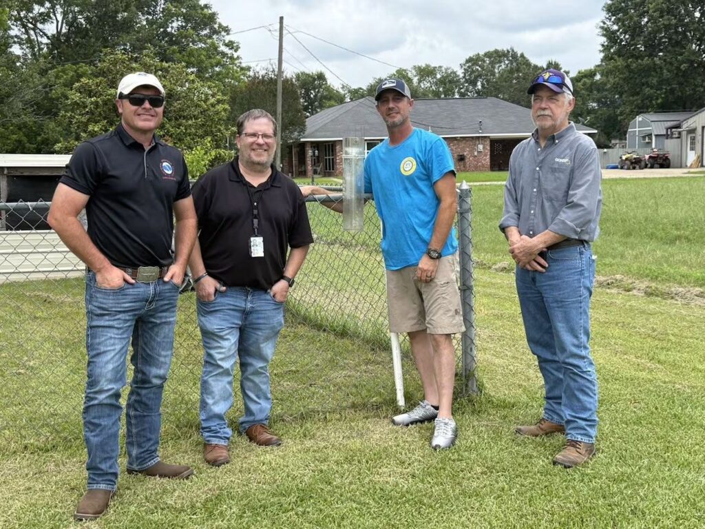 Volunteer Measures Record Louisiana Rainfall
