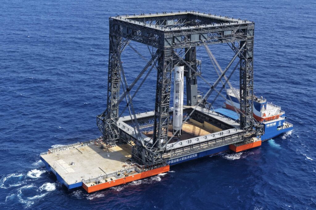 China’s first recovered booster returns to port as LandSpace aims for first land recovery