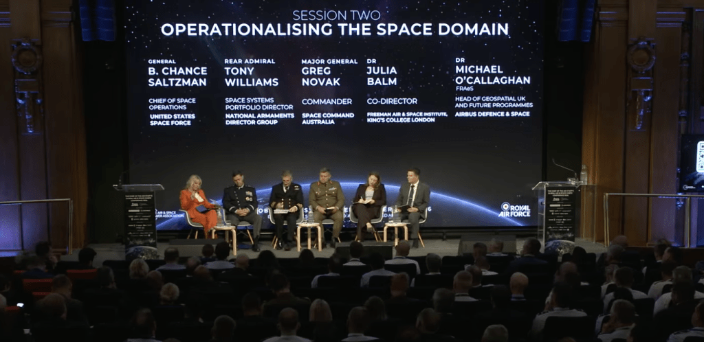 Saltzman’s farewell warning: Prepare for war in space to preserve peace
