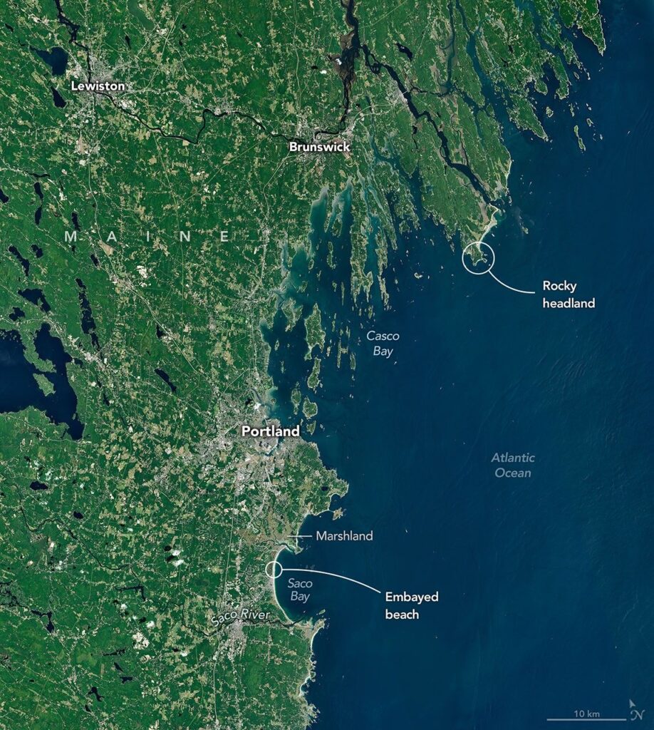 Why Maine’s Sandy Shorelines Turn Jagged