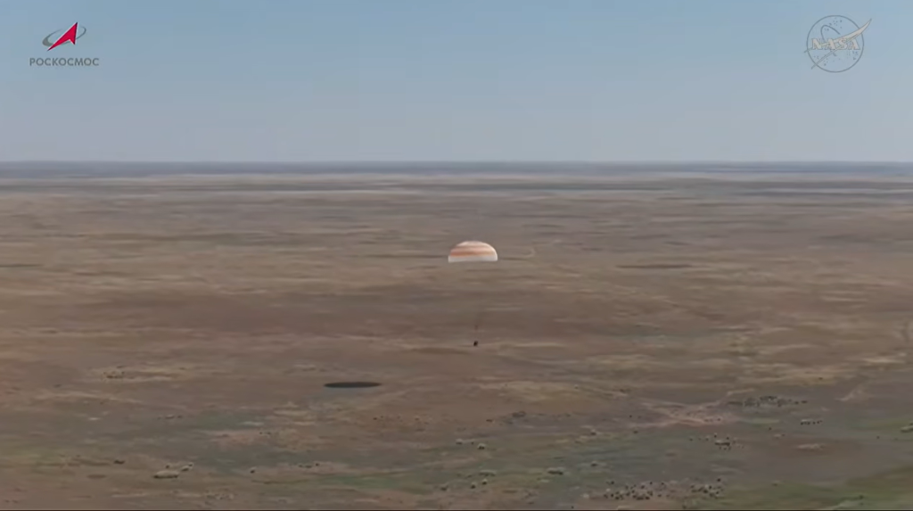 NASA Astronaut Chris Williams, Crewmates Return from Space Station