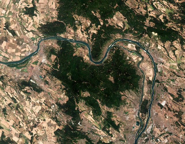 Danube’s waters fall to record lows