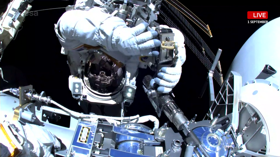 Sophie Adenot’s third spacewalk (U.S. Spacewalk 99)