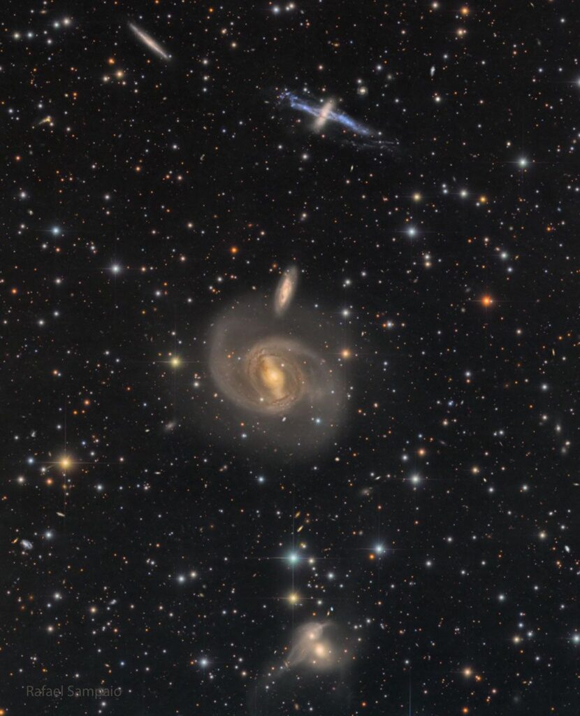 APOD: 2026 August 10 – Three Galaxy Pairs