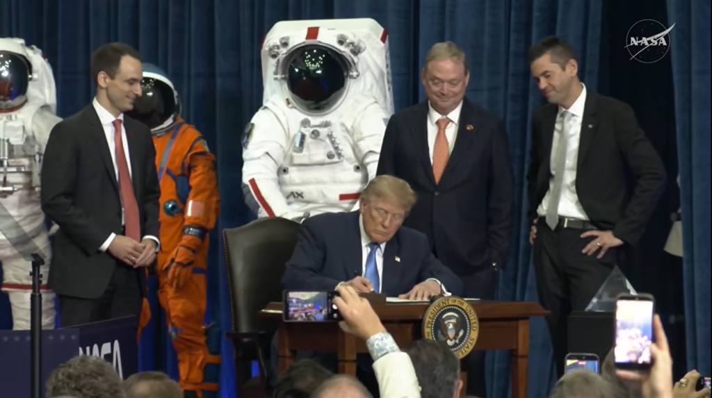 President Trump Signs Executive Order to Create US Space Academy