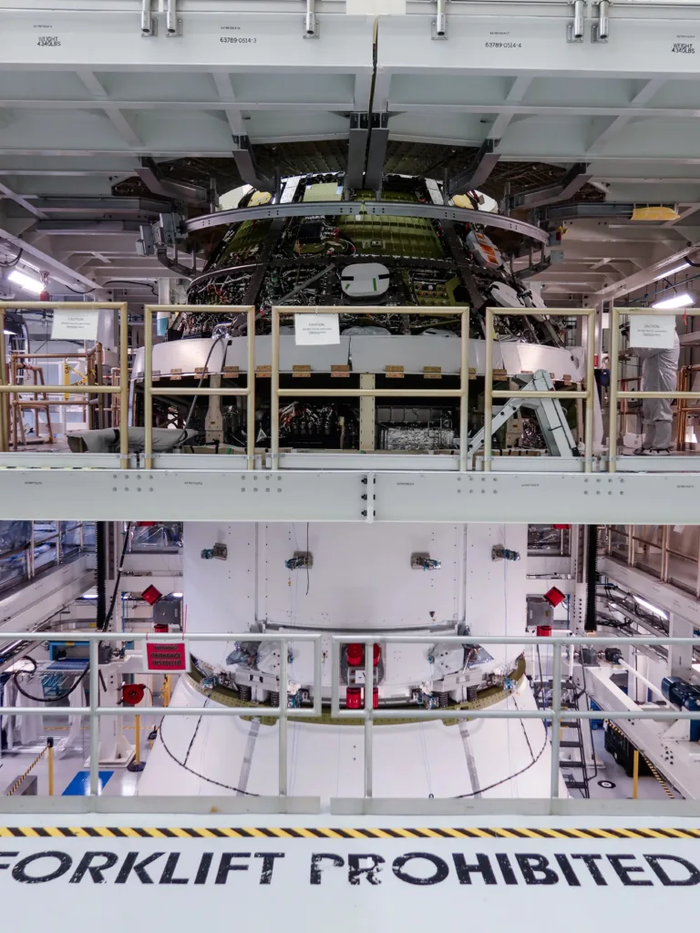 Artemis III Orion Crew and Service Models Joined
