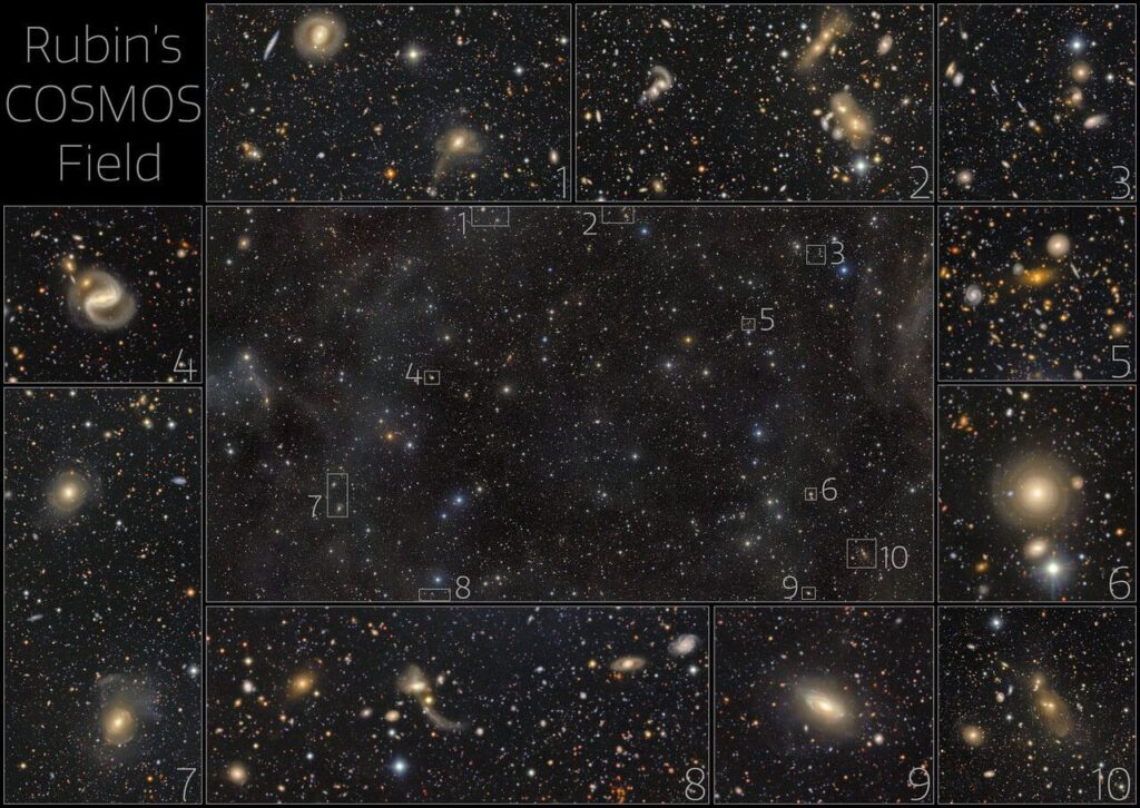 APOD: 2026 August 7 – Rubin’s Cosmos Field