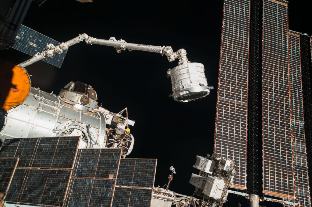 NASA, for the time being, is unable to move the space station’s large robotic arm