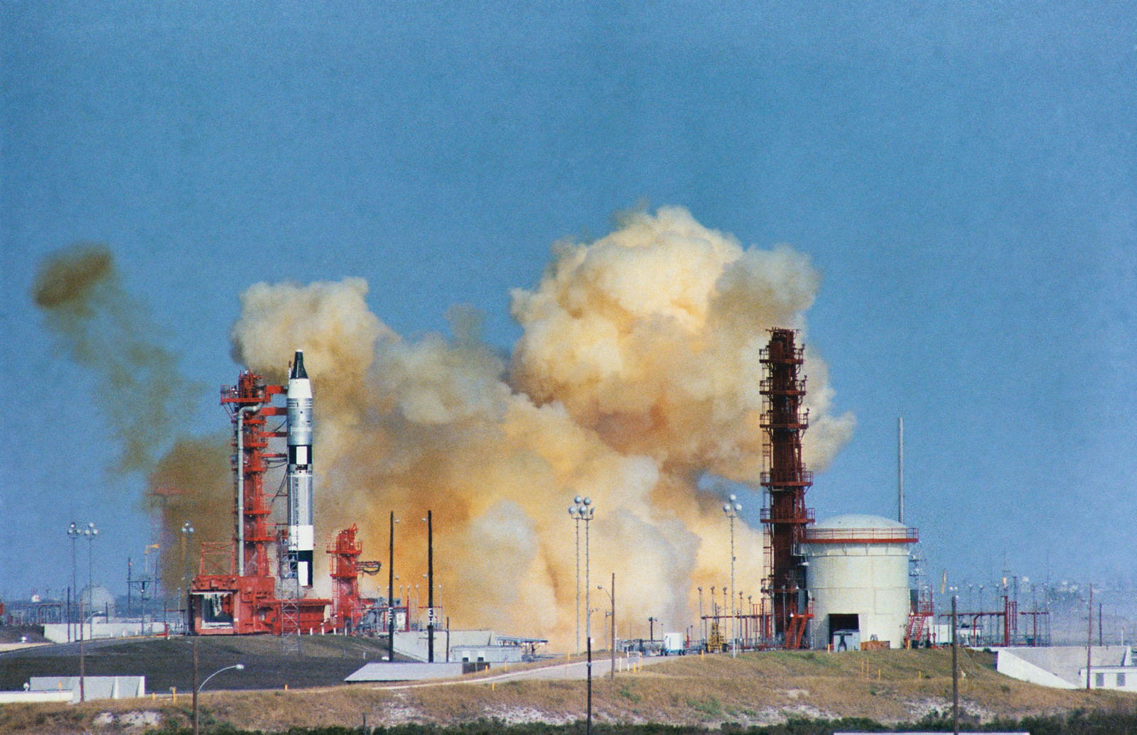Titan II GLV rocket launching a Gemini mission