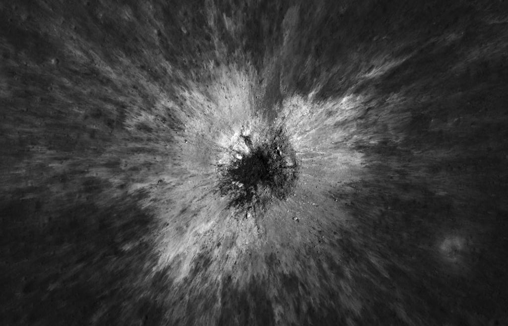 LRO discovers large new lunar crater, finds interesting thermal emission phenomenon