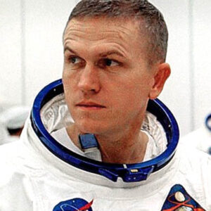 Portrait of astronaut Frank Borman