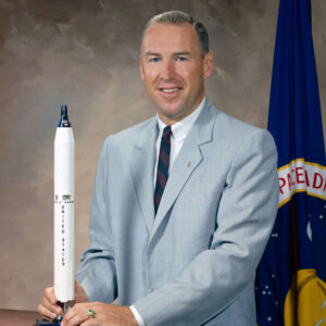Portrait of astronaut Jim Lovell