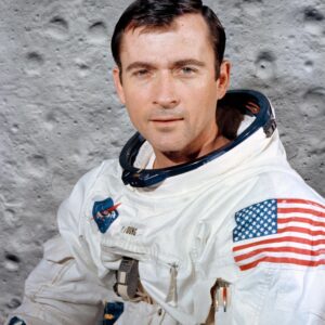 Portrait of astronaut John Young