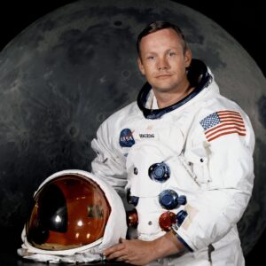 Portrait of astronaut Neil Armstrong