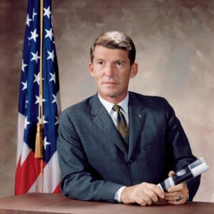Portrait of astronaut Wally Schirra