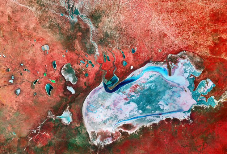 Earth from Space: Namibia’s biggest salt pan