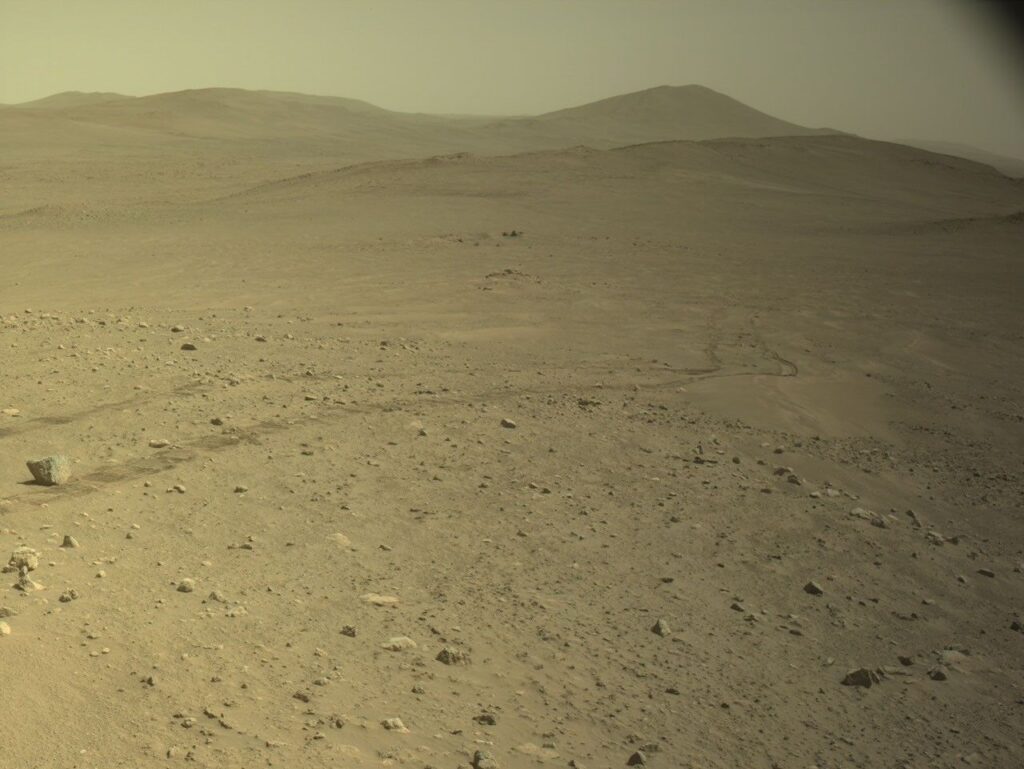 Tracks Along the Longest Drive on Another World