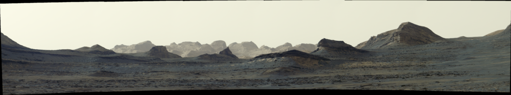 NASA’s Curiosity Captures Dawn Breaking on Wind-Carved Cliffs