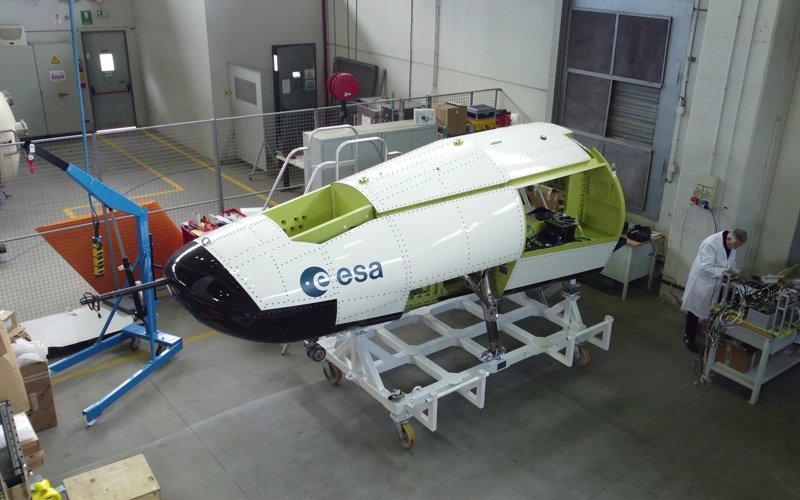 Space Rider test model lost following failed drop test