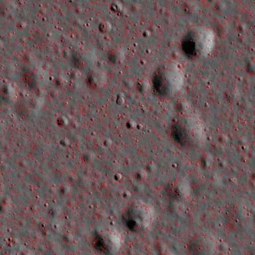 Spot the craters