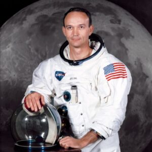 Portrait of astronaut Michael Collins