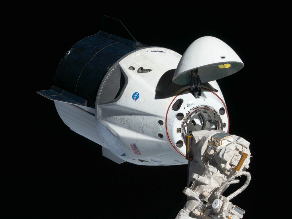 SpaceX Crew-12 Crew Dragon Undocking