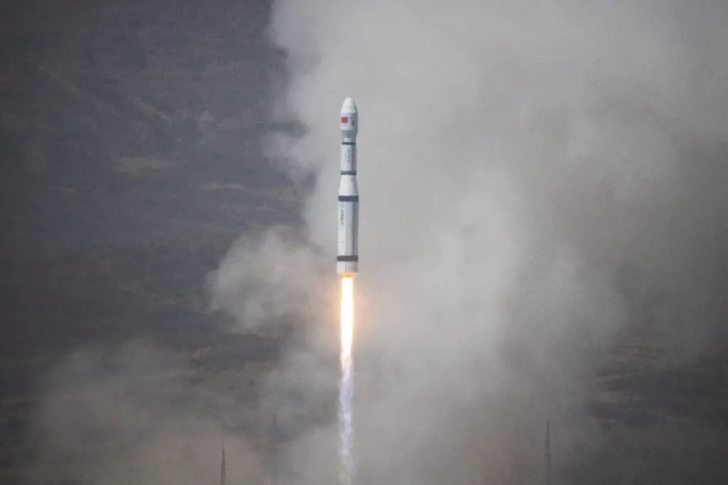 China launches Long March 6 with nine satellites