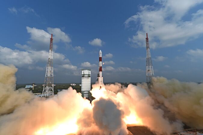 India launches PSLV rocket with CMS-01 communications satellite