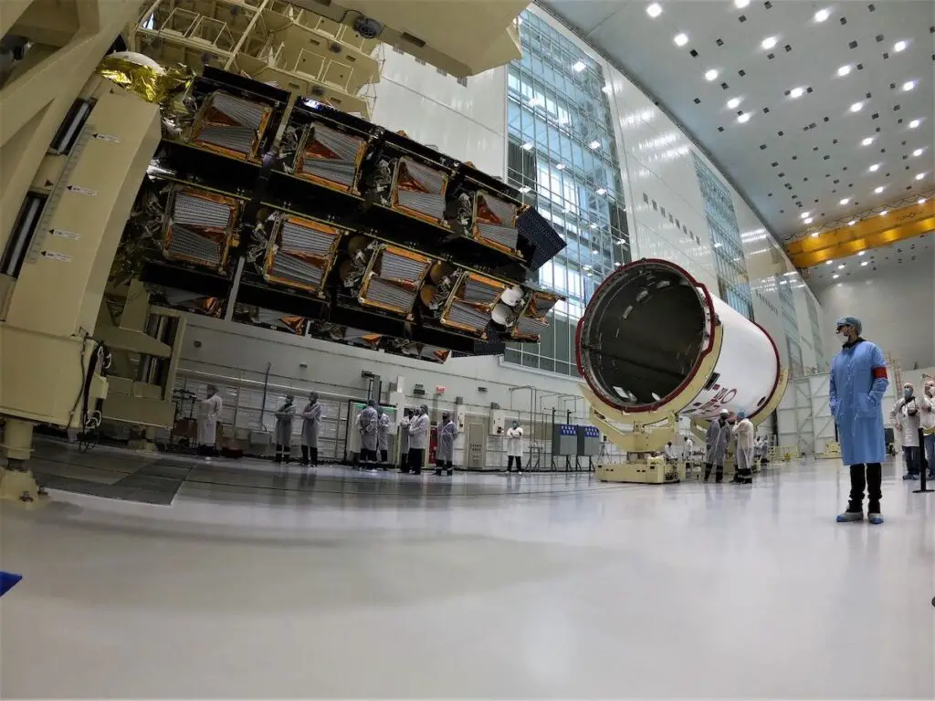 OneWeb satellites awaiting launch on Soyuz rocket Friday
